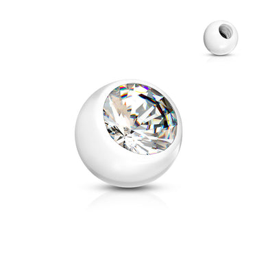 14g Gem Acrylic Replacement Balls for Belly Rings - Replacement Ball. Navel Rings Australia.