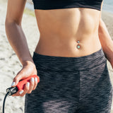Pacific Sparkle Belly Button Rings - Basic Curved Barbell. Navel Rings Australia.