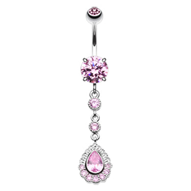 Vintage Glacier Belly Ring - Dangling Belly Ring. Navel Rings Australia.