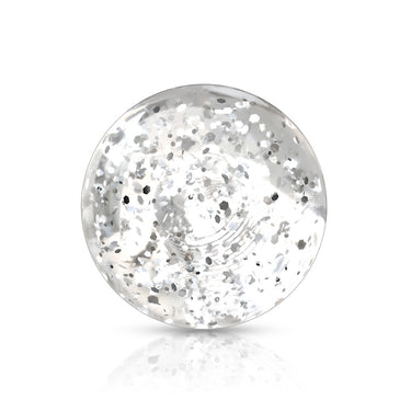 6mm Acrylic Glitter Balls - Replacement Ball. Navel Rings Australia.