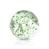 6mm Acrylic Glitter Balls - Replacement Ball. Navel Rings Australia.