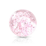 6mm Acrylic Glitter Balls - Replacement Ball. Navel Rings Australia.