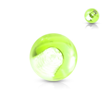 GLOW In The Dark 14g Replacement Balls - Replacement Ball. Navel Rings Australia.