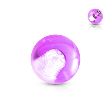 GLOW In The Dark 14g Replacement Balls - Replacement Ball. Navel Rings Australia.