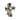Byzantine Goth Daisy Cross Belly Ring in Gold - Reverse Top Down Belly Ring. Navel Rings Australia.
