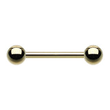 Classic Nipple Body Jewellery with Gold Plating - Nipple Ring. Navel Rings Australia.