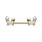 Gold Nipper Sea Crab Nipple Ring - Nipple Ring. Navel Rings Australia.