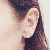 Plain Hoop by Maria Tash in Rose Gold - Earring. Navel Rings Australia.