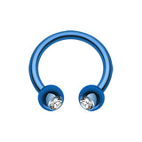 Metallic Circular Horseshoe Belly Rings - Circular Barbell / Horse Shoe. Navel Rings Australia.