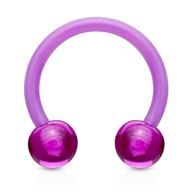 Flex Horse Shoe Navel Jewellery - Circular Barbell / Horse Shoe. Navel Rings Australia.