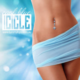 The Icicle Stack Belly Button Ring - Dangling Belly Ring. Navel Rings Australia.