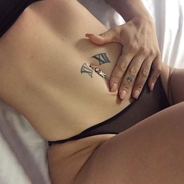 Zodiac Dangling Belly Bar - Dangling Belly Ring. Navel Rings Australia.