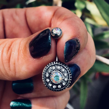 Toto Boho Belly Piercing - Fixed (non-dangle) Belly Bar. Navel Rings Australia.