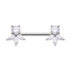 Jewelled Floret Nipple Bar