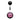 Acrylic Pink Star Gaze Navel Bar - Basic Curved Barbell. Navel Rings Australia.