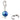 TummyToys® Blue Freshwater Coin Pearl - TummyToys® Patented Clasp. Navel Rings Australia.