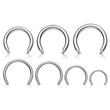 DIY Custom Size Horse Shoe Circular Barbells - Circular Barbell / Horse Shoe. Navel Rings Australia.