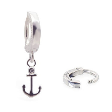 TummyToys® 925 Silver Anchor Huggy - TummyToys® Patented Clasp. Navel Rings Australia.