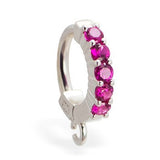 TummyToys® Pink Claw Charm Slave - TummyToys® Patented Clasp. Navel Rings Australia.