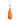 TummyToys® Deep Orange Belly Piercing Ring Swinger Charm - TummyToys® Swinger Charm. Navel Rings Australia.