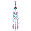 Lady Guardian Owl Dream Catcher Belly Bar