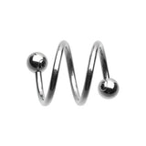 Twice Twisted Spiral Navel Rings - Spiral Twister Twistie. Navel Rings Australia.