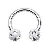 Royale Acrylic Circular Barbell - Circular Barbell / Horse Shoe. Navel Rings Australia.