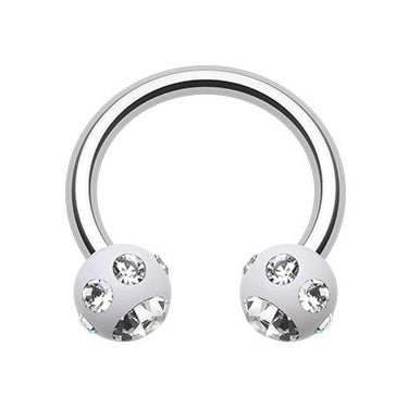 Royale Acrylic Circular Barbell - Circular Barbell / Horse Shoe. Navel Rings Australia.