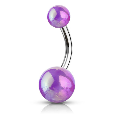 Unicorn Essence Classic Belly Rings - Basic Curved Barbell. Navel Rings Australia.