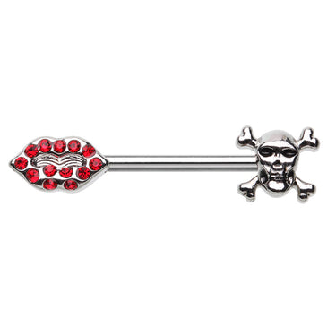Lips of Death Nipple Piercing Ring - Nipple Ring. Navel Rings Australia.