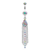 Sierra Falls Belly Dangle - Dangling Belly Ring. Navel Rings Australia.
