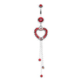 Runaway Lover Belly Dangle - Dangling Belly Ring. Navel Rings Australia.