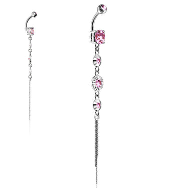 Classico Vintage Drop Chain Belly Bar - Dangling Belly Ring. Navel Rings Australia.