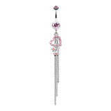 Lovers Stardom Belly Dangle - Dangling Belly Ring. Navel Rings Australia.