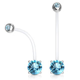 Prong Basics Pregnancy Navel Ring - Maternity Belly Ring. Navel Rings Australia.