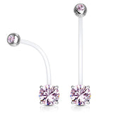 Prong Basics Pregnancy Navel Ring - Maternity Belly Ring. Navel Rings Australia.