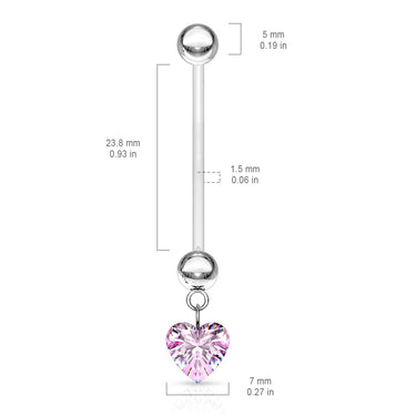 Bambino Love Pregnancy Navel Ring - Maternity Belly Ring. Navel Rings Australia.