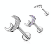 Midnight Moons Body Jewellery. Labret, Monroe, Tragus and Cartilage Earrings.