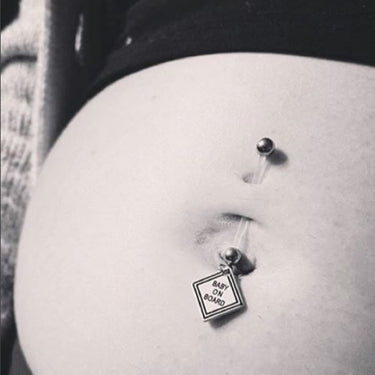 Baby On Board Maternity Belly Ring - Maternity Belly Ring. Navel Rings Australia.