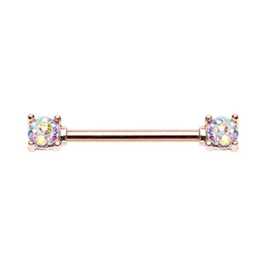 Rose Gold Motley™ Aurora Nipple Ring - Nipple Ring. Navel Rings Australia.