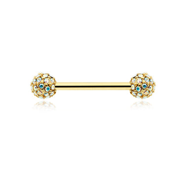 Gold Motley™ Dome Nipple Ring - Nipple Ring. Navel Rings Australia.