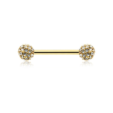 Gold Motley™ Dome Nipple Ring - Nipple Ring. Navel Rings Australia.