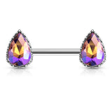 La Femme Teardrops Nipple Ring - Nipple Ring. Navel Rings Australia.