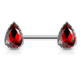 La Femme Teardrops Nipple Ring - Nipple Ring. Navel Rings Australia.