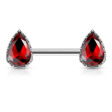 La Femme Teardrops Nipple Ring - Nipple Ring. Navel Rings Australia.