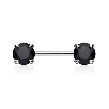 Classic Prong Celeste Nipple Rings - Nipple Ring. Navel Rings Australia.