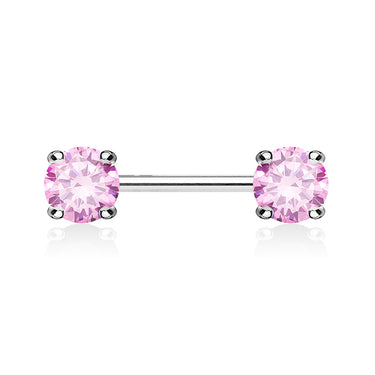 Classic Prong Celeste Nipple Rings - Nipple Ring. Navel Rings Australia.