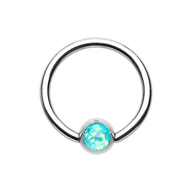 Classique Opal Captive Belly Rings - Captive Belly Ring. Navel Rings Australia.