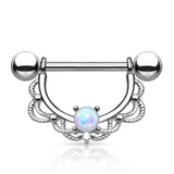 Ópalo Filigree Nipple Jewellery - Nipple Ring. Navel Rings Australia.