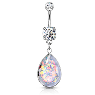 The Opálio Rock Drop Belly Ring - Dangling Belly Ring. Navel Rings Australia.